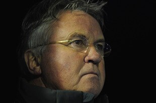 ZAGREB, CROATIA - NOVEMBER 15:  Guus Hiddink, head coach of Turkey looks on during the EURO 2012 qualifier, play off second leg match between Croatia and Turkey at the Zagreb Stadium on November 15, 2011 in Zagreb, Croatia.  (Photo by Jamie McDonald/Getty Images)