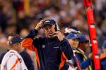 DENVER, CO - DECEMBER 11:  Head coach John Fox of the Denver Broncos walks on the sideline during a game against the Chicago Bears at Sports Authority Field at Mile High on December 11, 2011 in Denver, Colorado. The Broncos defeated the Bears 13-10 in overtime. (Photo by Justin Edmonds/Getty Images)