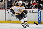 PITTSBURGH, PA - DECEMBER 5:  Milan Lucic #17 of the Boston Bruins skates against the Pittsburgh Penguins on December 5, 2011 at CONSOL Energy Center in Pittsburgh, Pennsylvania.  (Photo by Jamie Sabau/Getty Images)