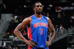 ATLANTA - NOVEMBER 03:  Ben Gordon #7 of the Detroit Pistons against the Atlanta Hawks at Philips Arena on November 3, 2010 in Atlanta, Georgia.  NOTE TO USER: User expressly acknowledges and agrees that, by downloading and/or using this Photograph, User is consenting to the terms and conditions of the Getty Images License Agreement.  (Photo by Kevin C. Cox/Getty Images)