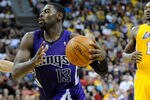 LAS VEGAS - OCTOBER 13:  Tyreke Evans #13 of the Sacramento Kings drives ahead of Ron Artest #15 of the Los Angeles Lakers during their preseason game at the Thomas & Mack Center October 13, 2010 in Las Vegas, Nevada. The Lakers won 98-95. NOTE TO USER: User expressly acknowledges and agrees that, by downloading and/or using this Photograph, user is consenting to the terms and conditions of the Getty Images License Agreement.  (Photo by Ethan Miller/Getty Images)