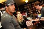 LOS ANGELES, CA - APRIL 07:  Former baseball player and author Jose Canseco signs copies of his new book 'Vindicated: Big Names, Big Liars, and the Battle to Save Baseball' at Book Soup on April 7, 2008 in Los Angeles, California.  (Photo by Michael Buckner/Getty Images)