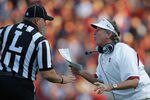 COLUMBIA, SC - NOVEMBER 12:  Head coach Steve Spurrier of the South Carolina Gamecocks reacts to a call during their game against the Florida Gators at Williams-Brice Stadium on November 12, 2011 in Columbia, South Carolina.  (Photo by Streeter Lecka/Getty Images)