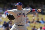 LOS ANGELES, CA - MAY 04:  Sean Marshall #45 of the Chicago Cubs pitches against the Los Angeles Dodgers at Dodger Stadium on May 4, 2011 in Los Angeles, California.  (Photo by Jeff Gross/Getty Images)