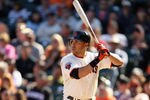 SAN FRANCISCO, CA - SEPTEMBER 04:  Carlos Beltran #15 of the San Francisco Giants bats against the Arizona Diamondbacks at AT&T Park on September 4, 2011 in San Francisco, California.  (Photo by Ezra Shaw/Getty Images)