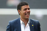 MILTON KEYNES, ENGLAND - APRIL 22: Sky TV pundit Chris Kamara prior to the npower League One match between MK Dons and Huddersfield Town at Stadium mk on April 22, 2011 in Milton Keynes, England. (Photo by Pete Norton/Getty Images)