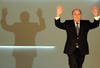 KUALA LUMPUR, MALAYSIA - NOVEMBER 23:  FIFA President Joseph S. Blatter waves to the audience as he enters the stage during the 2011 AFC Annual Awards at The Mandrin Oriental Hotel on November 23, 2011 in Kuala Lumpur, Malaysia.  (Photo by Stanley Chou/Getty Images)