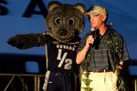 Nevadawolfpackheadcoachchrisaultandmascotwolfiejr