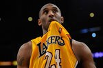 LOS ANGELES, CA - MAY 02:  Kobe Bryant #24 of the Los Angeles Lakers reacts late in the fourth quarter while taking on the Dallas Mavericks in Game One of the Western Conference Semifinals in the 2011 NBA Playoffs at Staples Center on May 2, 2011 in Los Angeles, California. The Mavericks defeated the Lakers 96-94. NOTE TO USER: User expressly acknowledges and agrees that, by downloading and or using this photograph, User is consenting to the terms and conditions of the Getty Images License Agreement.  (Photo by Kevork Djansezian/Getty Images)