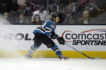 SAN JOSE, CA - DECEMBER 08:  Ryane Clowe #29 of the San Jose Sharks looks to get control of the puck against the Dallas Stars at HP Pavilion at San Jose on December 8, 2011 in San Jose, California. The Sharks won the game 5-2. (Photo by Thearon W. Henderson/Getty Images)