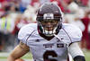 LITTLE ROCK, AR - NOVEMBER 19:   Quarterback Dylan Favre #6 of the Mississippi State Bulldogs runs the ball against the Arkansas Razorbacks at War Memorial Stadium on November 19, 2011 in Little Rock, Arkansas. The Razorbacks defeated the Bulldogs 44-17.  (Photo by Wesley Hitt/Getty Images)