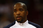 BEIJING - AUGUST 12:  Michael Redd #8 of the United States looks on during the US national anthem before taking on Angola during the men's preliminary round basketball game at the Beijing Olympic Basketball Gymnasium during Day 4 of the Beijing 2008 Olympic Games on August 12, 2008 in Beijing, China.  (Photo by Jamie Squire/Getty Images)