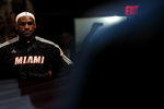 MIAMI, FL - JUNE 12:  LeBron James #6 of the Miami Heat stands for the performance of the National Anthem against the Dallas Mavericks in Game Six of the 2011 NBA Finals at American Airlines Arena on June 12, 2011 in Miami, Florida. NOTE TO USER: User expressly acknowledges and agrees that, by downloading and/or using this Photograph, user is consenting to the terms and conditions of the Getty Images License Agreement.  (Photo by Ronald Martinez/Getty Images)