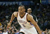 OKLAHOMA CITY, OK -DECEMBER 25:  Russell Westbrook #0 of the Oklahoma City Thunder drives inside during the NBA season opening game against the Orlando Magic December 25, 2011 at the Chesapeake Energy Arena in Oklahoma City, Oklahoma.  Oklahoma City defeated Orlando 97-89. NOTE TO USER: User expressly acknowledges and agrees that, by downloading and or using this Photograph, user is consenting to the terms and conditions of the Getty Images License Agreement.  (Photo by Brett Deering/Getty Images)