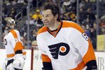 PITTSBURGH, PA - DECEMBER 29:  Jaromir Jagr #68 of the Philadelphia Flyers skates warmups before the game against the Pittsburgh Penguins at Consol Energy Center on December 29, 2011 in Pittsburgh, Pennsylvania.  (Photo by Justin K. Aller/Getty Images)