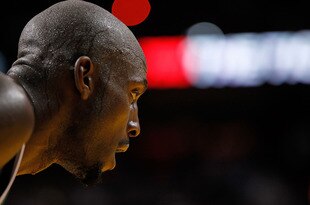 MIAMI, FL - DECEMBER 27: Kevin Garnett #5 of the Boston Celtics looks on during a game against the Miami Heat at American Airlines Arena on December 27, 2011 in Miami, Florida. NOTE TO USER: User expressly acknowledges and agrees that, by downloading and/or using this Photograph, User is consenting to the terms and conditions of the Getty Images License Agreement.  (Photo by Mike Ehrmann/Getty Images)