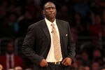 LOS ANGELES, CA - DECEMBER 27:  Head coach Tyrone Corbin of the Utah Jazz reacts during the game against the Los Angeles Lakers at Staples Center on December 27, 2011 in Los Angeles, California.  The Lakers won 96-71.  NOTE TO USER: User expressly acknowledges and agrees that, by downloading and or using this photograph, User is consenting to the terms and conditions of the Getty Images License Agreement.  (Photo by Stephen Dunn/Getty Images)
