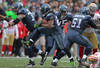 SEATTLE - DECEMBER 24:  Running back Marshawn Lynch #24 of the Seattle Seahawks rushes against the San Francisco 49ers at CenturyLink Field on December 24, 2011 in Seattle, Washington. (Photo by Otto Greule Jr/Getty Images)