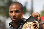 BRENTWOOD, ENGLAND - AUGUST 22:  Andre Ward of the USA poses with the WBA belt during the Carl Froch and Andre Ward Press Conference at Matchroom Sports Head Office on August 22, 2011 in Brentwood, England.  (Photo by Tom Shaw/Getty Images)