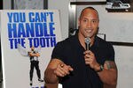 NEW YORK - JANUARY 20:  Actor Dwayne Johnson attends the NHL Powered by Reebok Store to promote 'Tooth Fairy' on January 20, 2010 in New York City.  (Photo by Stephen Lovekin/Getty Images)