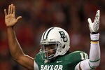 ARLINGTON, TX - NOVEMBER 26:  Robert Griffin III #10 of the Baylor Bears at Cowboys Stadium on November 26, 2011 in Arlington, Texas.  (Photo by Ronald Martinez/Getty Images)