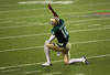 WACO, TX - NOVEMBER 19:  Robert Griffin III #10 of the Baylor Bears celebrates a 96 yard touchdown pass against the Oklahoma Sooners at Floyd Casey Stadium on November 19, 2011 in Waco, Texas.  (Photo by Ronald Martinez/Getty Images)