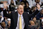LOS ANGELES, CA - DECEMBER 20:  UCLA Bruins head coach Ben Howland calls out a play against the UC Irvine Anteaters in the second half at LA Sports Arena on December 20, 2011 in Los Angeles, California. UCLA defeated UC-Irvine 89-60.  (Photo by Jeff Gross/Getty Images)