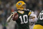 GREEN BAY, WI - DECEMBER 11:  Matt Flynn #10 of the Green Bay Packers passes against the Oakland Raiders at Lambeau Field on December 11, 2011 in Green Bay, Wisconsin. The Packers defeated the Raiders 46-16.  (Photo by Jonathan Daniel/Getty Images)