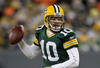 GREEN BAY, WI - DECEMBER 25: Backup quarterback Matt Flynn #10 of the Green Bay Packers replaces Aaron Rodgers in the fourth quarter against the Chicago Bears at Lambeau Field on December 25, 2011 in Green Bay, Wisconsin.  (Photo by Matthew Stockman/Getty Images)