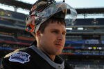 PHILADELPHIA, PA - JANUARY 1: Ilya Bryzgalov #30 of the Philadelphia Flyers looks on during practice for the 2012 Bridgestone NHL Winter Classic at Citizens Bank Park on January 1, 2012 in Philadelphia, Pennsylvania. (Photo by Christopher Pasatieri/Getty Images)
