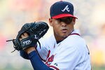ATLANTA, GA - AUGUST 17:  Jair Jurrjens #49 of the Atlanta Braves against the San Francisco Giants at Turner Field on August 17, 2011 in Atlanta, Georgia.  (Photo by Kevin C. Cox/Getty Images)
