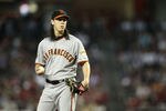 PHOENIX, AZ - SEPTEMBER 25:  Starting pitcher Tim Lincecum #55 of the San Francisco Giants during the Major League Baseball game against the Arizona Diamondbacks at Chase Field on September 25, 2011 in Phoenix, Arizona. The Diamondbacks defeated Giants 5-2.  (Photo by Christian Petersen/Getty Images)