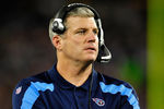 NASHVILLE, TN - NOVEMBER 06:  Coach Mike Munchak of the Tennessee Titans watches his team during a loss to the Cincinnati Bengals at LP Field on November 6, 2011 in Nashville, Tennessee. The Bengals won 24-17.  (Photo by Grant Halverson/Getty Images)