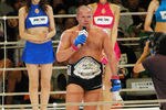 Emelianenko Fedor, the Winner of the PRIDE Heavy Weight Title Match (Photo by Tomokazu Tazawa/Getty Images)