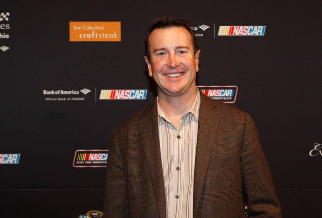 LAS VEGAS, NV - NOVEMBER 30:  Driver Kurt Busch attends the NASCAR Evening Series during the NASCAR Sprint Cup Series Champion's Week at Tom Colicchio's Craftsteak inside the MGM Grand Hotel/Casino on November 30, 2011 in Las Vegas, Nevada.  (Photo by Chris Graythen/Getty Images for NASCAR)