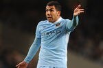 MANCHESTER, ENGLAND - SEPTEMBER 21: Carlos Tevez of Manchester City gestures during the Carling Cup Third Round match between Manchester City and Birmingham City at the Etihad Stadium on September 21, 2011 in Manchester, England.  (Photo by Michael Regan/Getty Images)