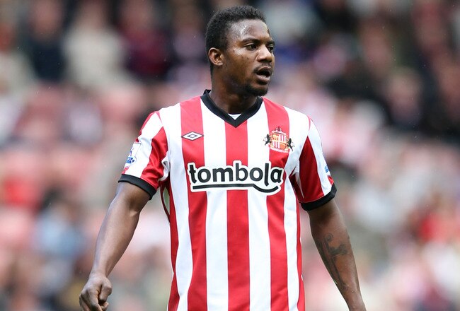 SUNDERLAND, ENGLAND - MAY 14:  Stephane Sessegnon of Sunderland looks on during the Barclays Premier League match between Sunderland and Wolverhampton Wanderers at The Stadium of Light on May 14, 2011 in Sunderland, England. (Photo by Ian MacNicol/Getty Images)