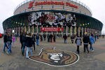 OTTAWA, ON - NOVEMBER 27:  Fans gather outside the arena before a game between the Carolina Hurricanes and the Ottawa Senators at Scotiabank Place on November 27, 2011 in Ottawa, Canada.  (Photo by Phillip MacCallum/Getty Images)