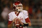 WACO, TX - NOVEMBER 19:  Landry Jones #12 of the Oklahoma Sooners at Floyd Casey Stadium on November 19, 2011 in Waco, Texas.  (Photo by Ronald Martinez/Getty Images)
