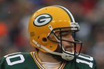 GREEN BAY, WI - JANUARY 01:  Matt Flynn #10 of the Green Bay Packerslooks for a receiver against the Detroit Lions at Lambeau Field on January 1, 2012 in Green Bay, Wisconsin. The Packers defeated the Lions 45-41.  (Photo by Jonathan Daniel/Getty Images)