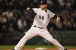CHICAGO, IL - SEPTEMBER 27:  Starting pitcher Mark Buehrle #56 of the Chicago White Sox delivers the ball against the Toronto Blue Jays at U.S. Cellular Field on September 27, 2011 in Chicago, Illinois.  (Photo by Jonathan Daniel/Getty Images)
