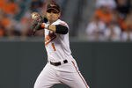 BALTIMORE, MD - MAY 12:  Second baseman Brian Roberts #1 of the Baltimore Orioles in action against the Seattle Mariners at Oriole Park at Camden Yards on May 12, 2011 in Baltimore, Maryland.  (Photo by Rob Carr/Getty Images)