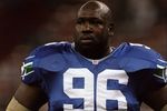 20 Sep 1998:  Defensive tackle Cortez Kennedy #96 of the Seattle Seahawks looks on during the game against the Washington Redskins at the Kingdome in Seattle, Washington. The Seahawks defeated the Redskins 24-14. Mandatory Credit: Otto Greule Jr.  /Allspo