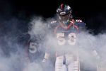 DENVER, CO - AUGUST 20:  Linebacker Von Miller #58 of the Denver Broncos is introduced before a game against the Buffalo Bills at Sports Authority Field at Mile High on August 20, 2011 in Denver, Colorado. (Photo by Justin Edmonds/Getty Images)