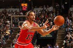SACRAMENTO, CA - DECEMBER 29:  Joakim Noah #13 of the Chicago Bulls in action against the Sacramento Kings at Power Balance Pavilion on December 29, 2011 in Sacramento, California. NOTE TO USER: User expressly acknowledges and agrees that, by downloading and or using this photograph, User is consenting to the terms and conditions of the Getty Images License Agreement.  (Photo by Ezra Shaw/Getty Images)