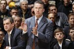 WEST LAFAYETTE, IN - DECEMBER 10: Purdue Boilermakers head coach Matt Painter looks on against the Eastern Michigan Eagles at Mackey Arena on December 10, 2011 in West Lafayette, Indiana. Purdue defeated Eastern Michigan 61-36. (Photo by Joe Robbins/Getty Images)
