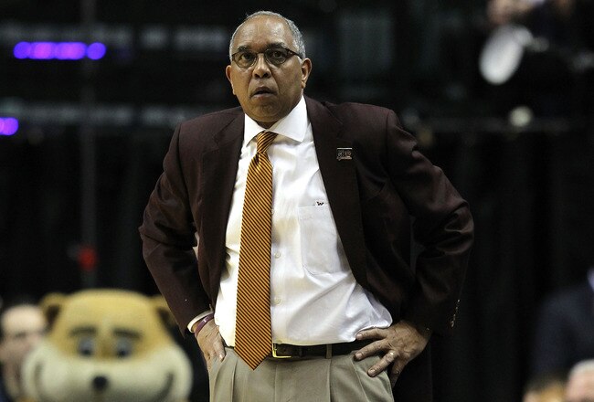 INDIANAPOLIS, IN - MARCH 10:  Head coach Tubby Smith of the Minnesota Golden Gophers looks on against the Northwestern Wildcats during the first round of the 2011 Big Ten Men's Basketball Tournament at Conseco Fieldhouse on March 10, 2011 in Indianapolis, Indiana.  (Photo by Andy Lyons/Getty Images)