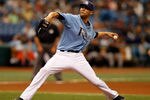 ST. PETERSBURG - APRIL 25:  Pitcher David Price #14 of the Tampa Bay Rays pitches during the game against the Toronto Blue Jays  at Tropicana Field on April 25, 2010 in St. Petersburg, Florida.  (Photo by J. Meric/Getty Images)