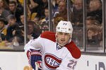 BOSTON, MA - DECEMBER 19:  Tomas Kaberle #22 of the Montreal Canadiens skates against the Boston Bruins at the TD Garden on December 19, 2011 in Boston, Massachusetts.  (Photo by Bruce Bennett/Getty Images)