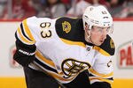 GLENDALE, AZ - DECEMBER 28:  Brad Marchand #63 of the Boston Bruins during the NHL game against the Phoenix Coyotes at Jobing.com Arena on December 28, 2011 in Glendale, Arizona. The Bruins defeated the Coyotes 2-1 in overtime.  (Photo by Christian Petersen/Getty Images)